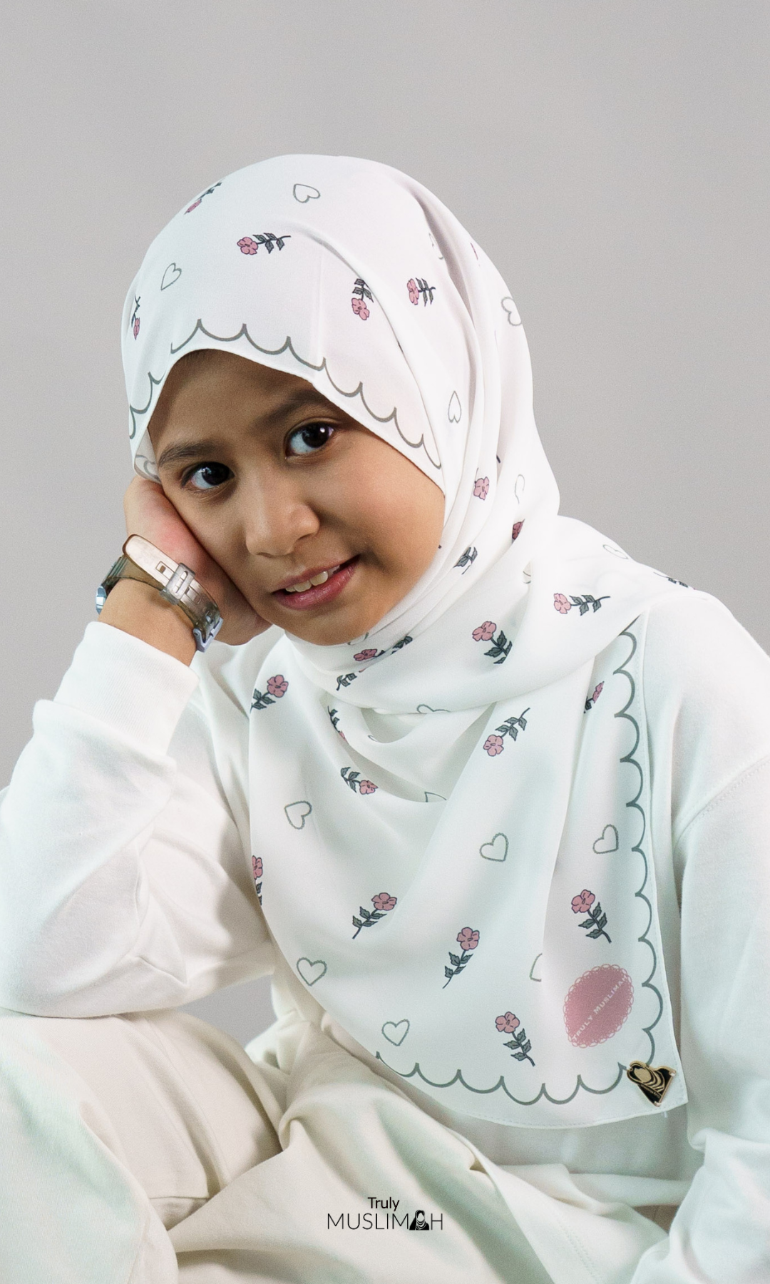 Flora Mom & Daughter | Printed Hijab