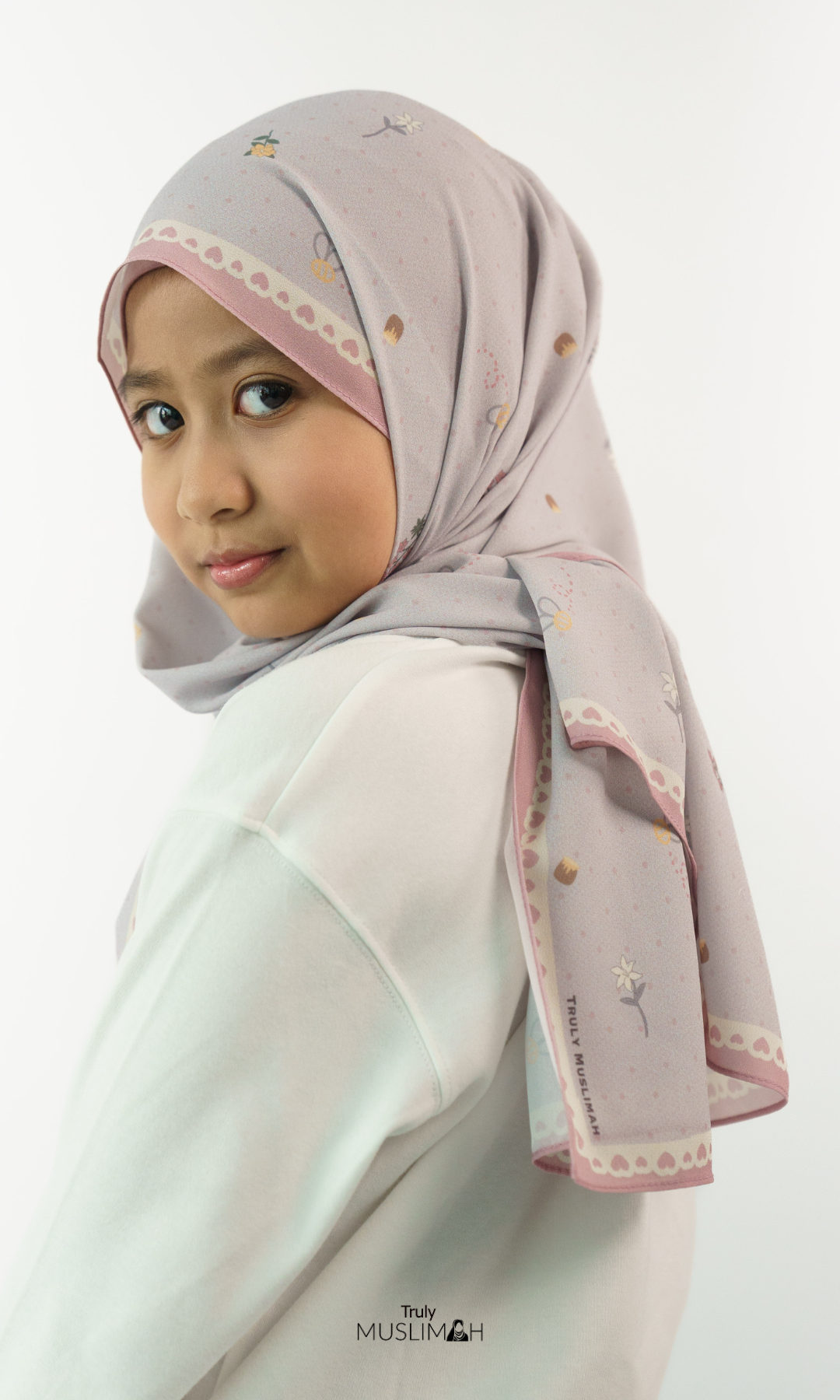 Flora Mom & Daughter | Printed Hijab