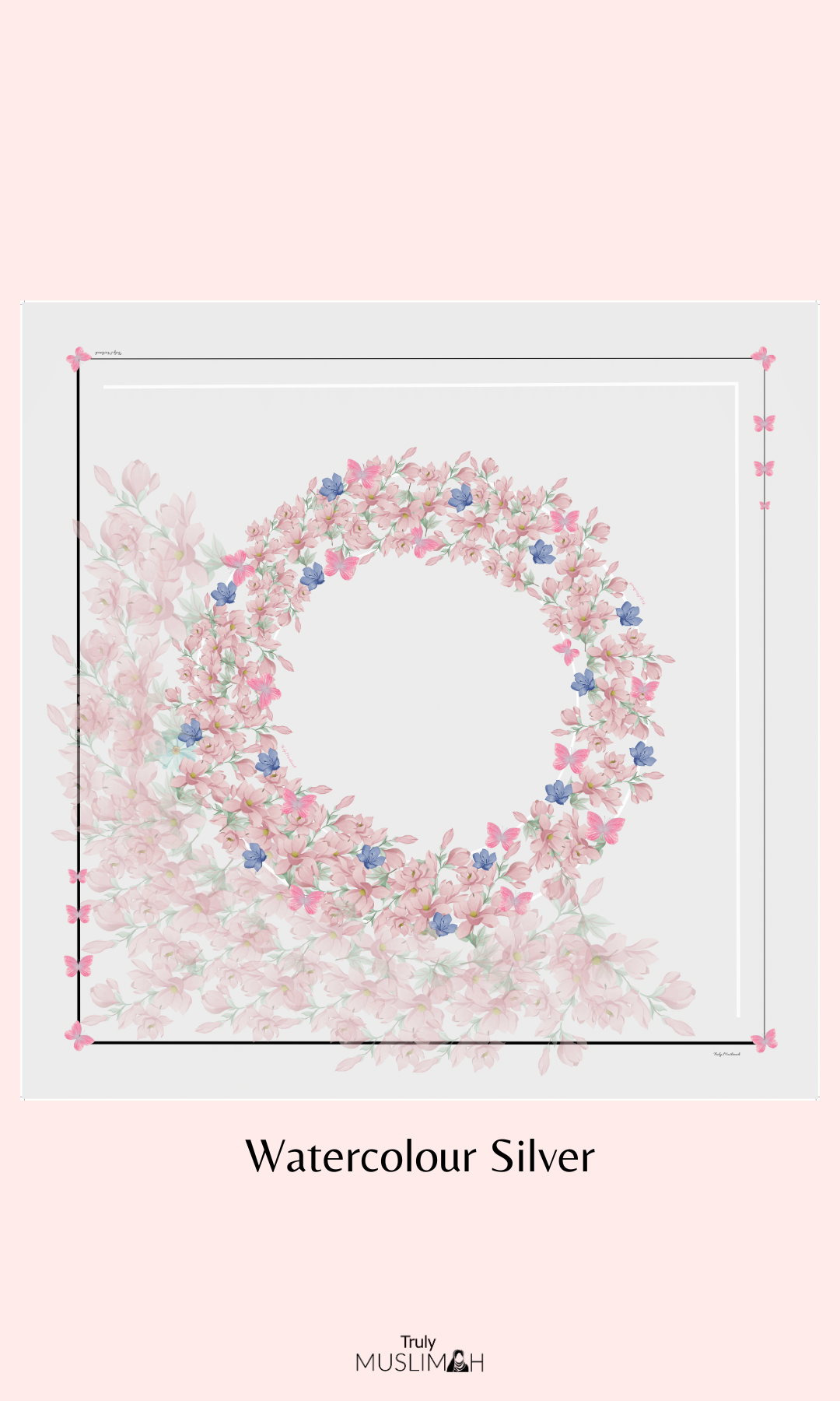 Gouache Flore | Square Hijab