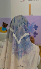 Gouache Flore | Hijab carré
