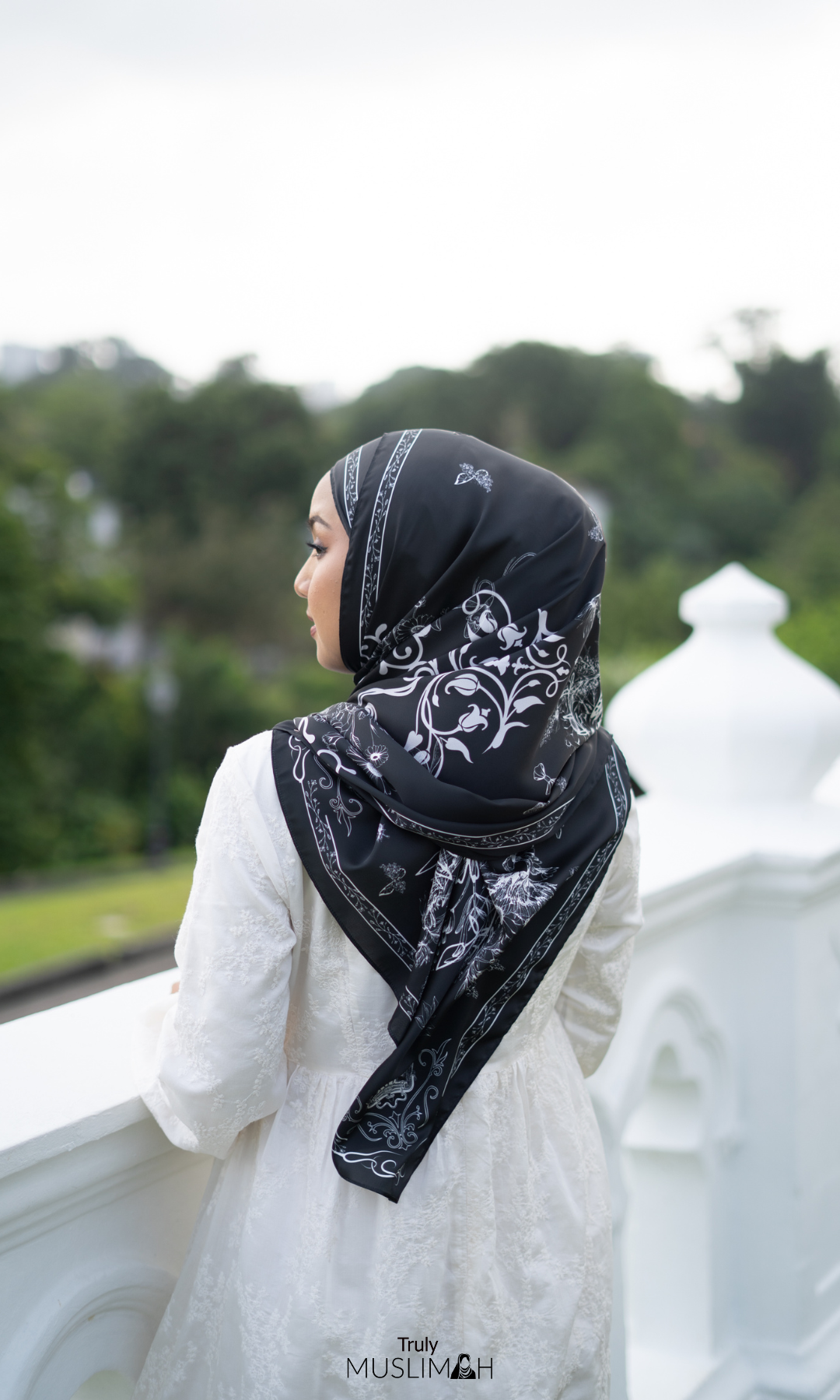 Hijab imprimé victorien d'actualité