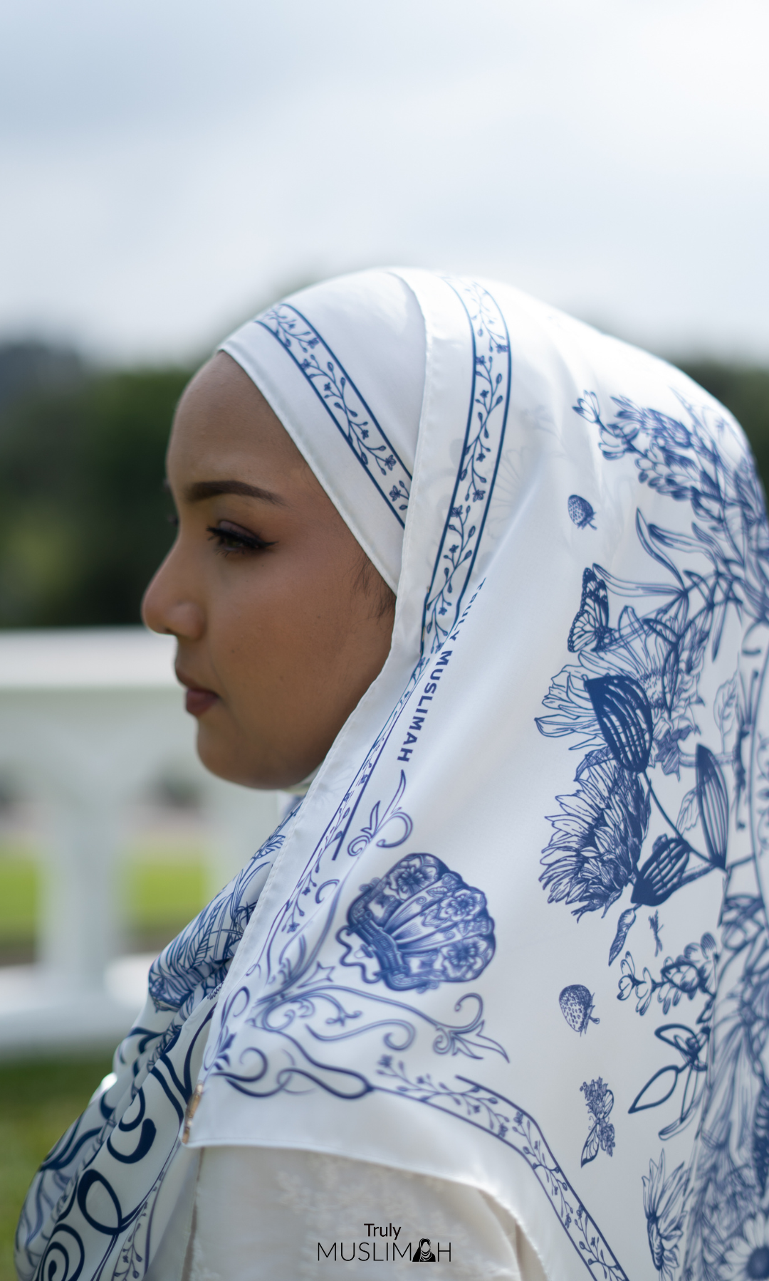 Hijab imprimé victorien d'actualité