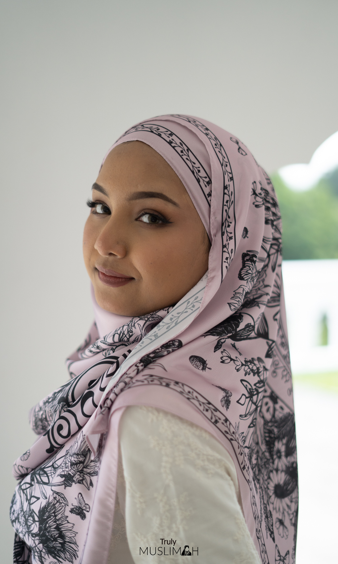 Hijab imprimé victorien d'actualité