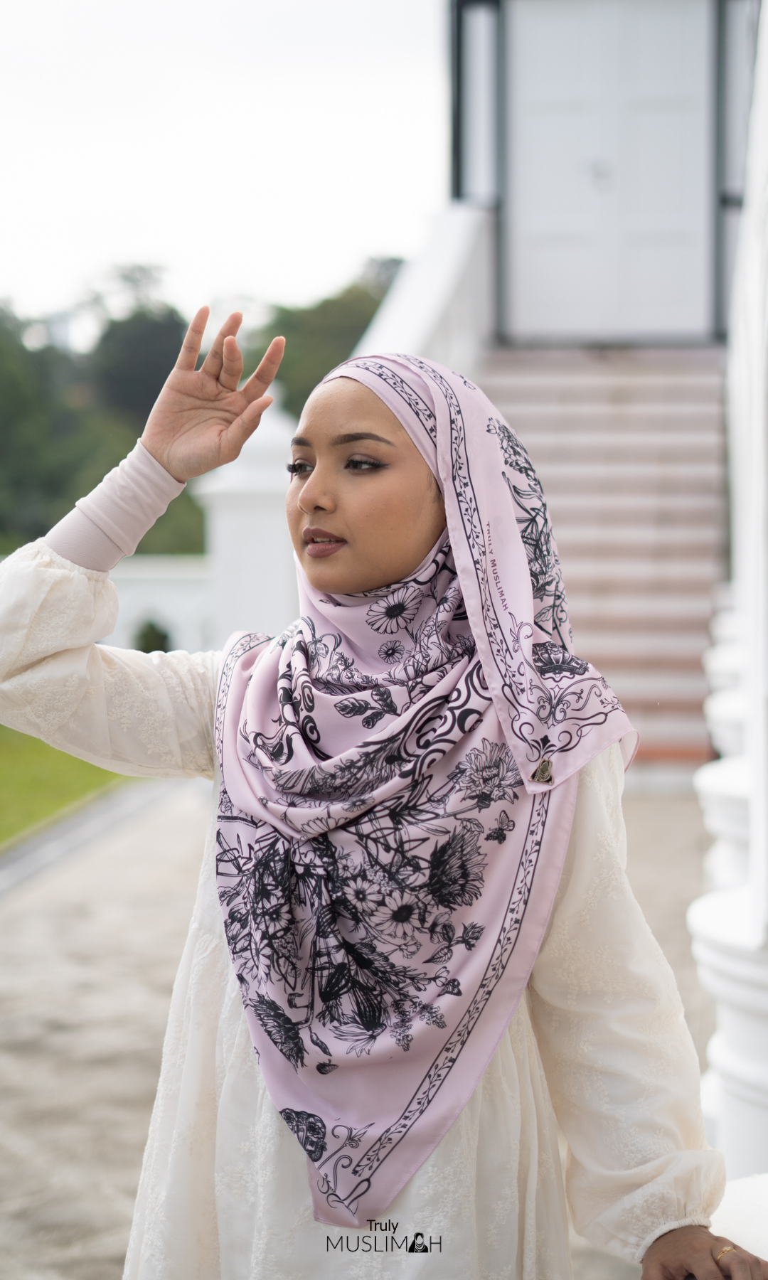 Timely Victorian | Printed Hijab