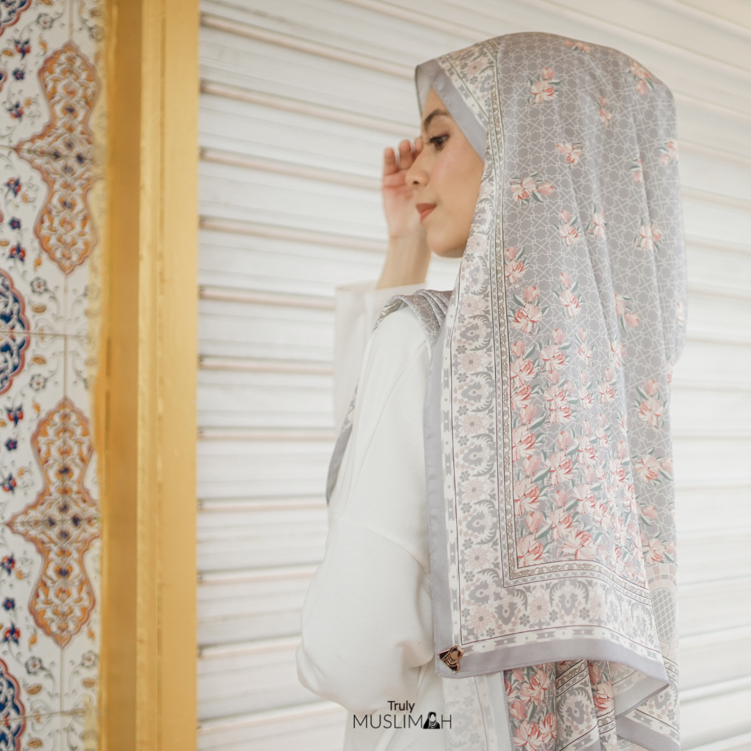 Série Rindu Rasul Médina | Hijab imprimé 