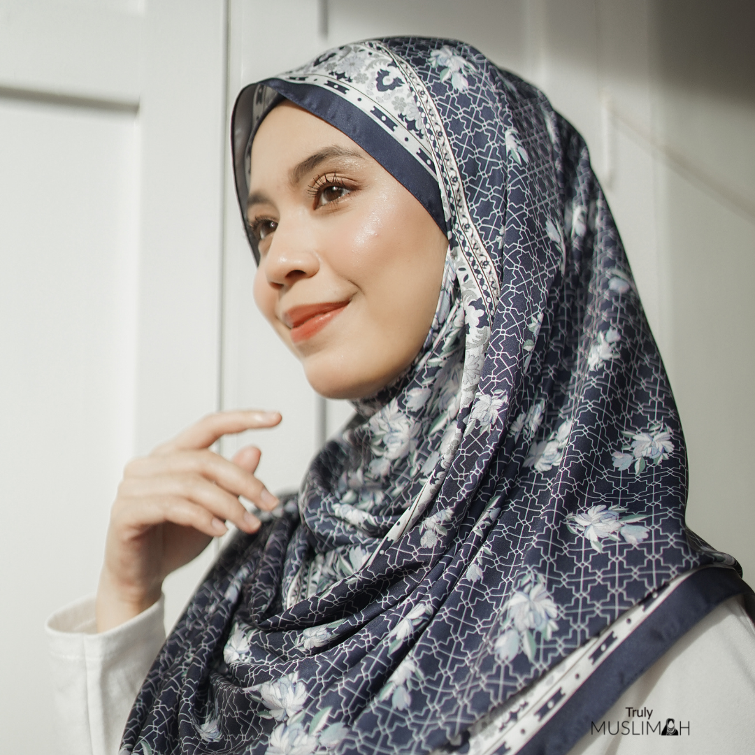 Série Rindu Rasul Médina | Hijab imprimé 